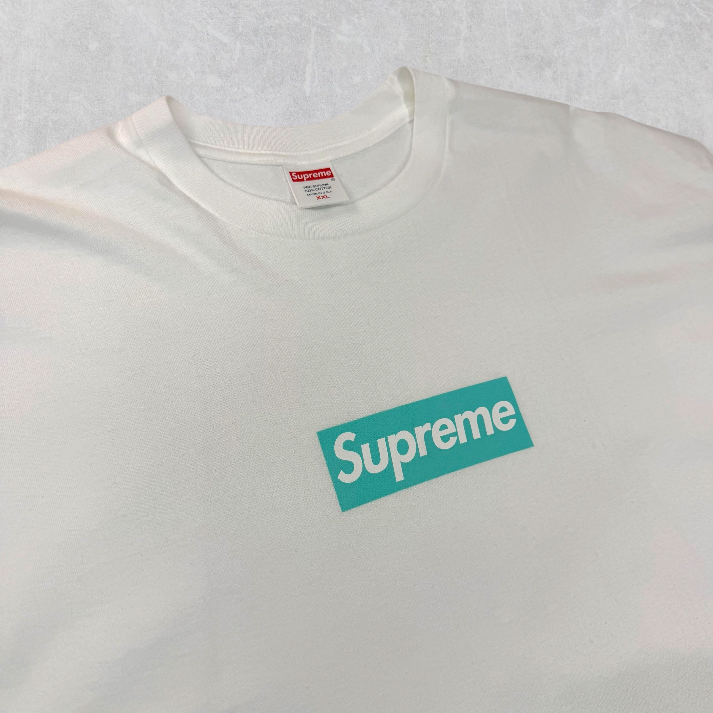 Supreme Tiffany & Co. Box Logo Tee XXL