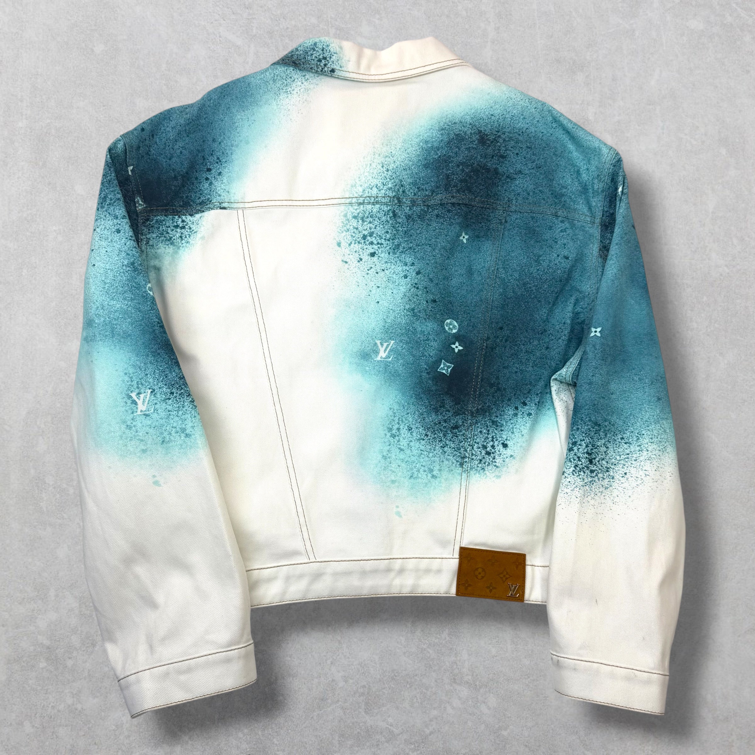 Louis Vuitton LV Spray Denim Jacket 58 (XXL)