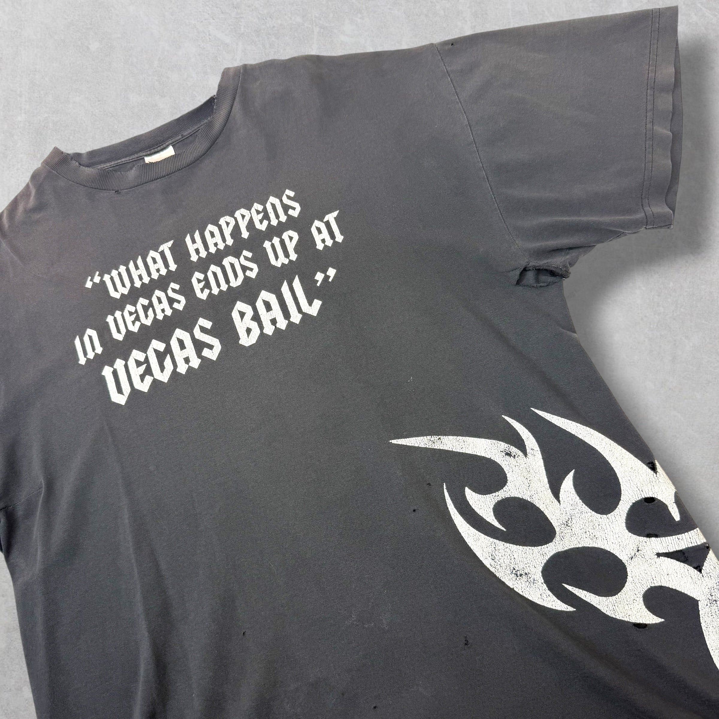 Vintage 90's Vegas Bail Distressed Tee XL