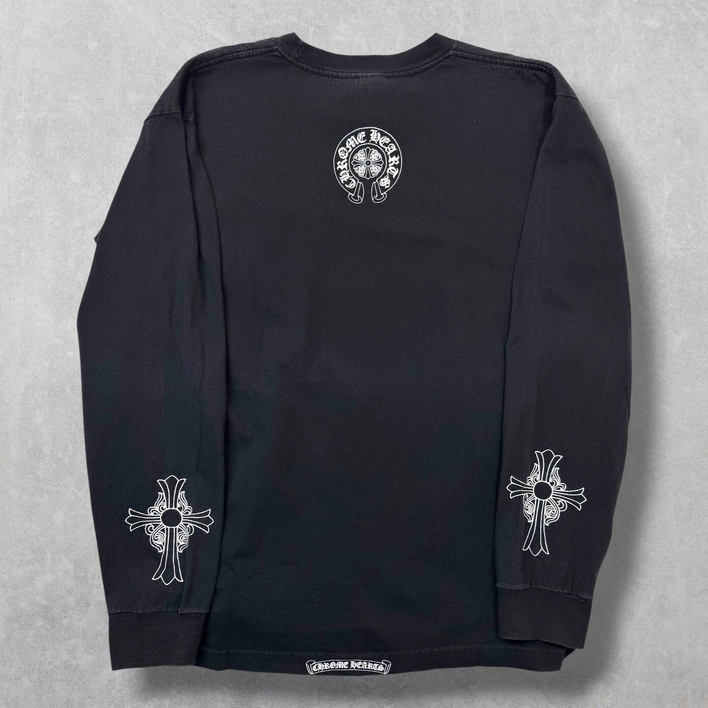 Vintage Chrome Hearts Dagger Cross L/S Tee L