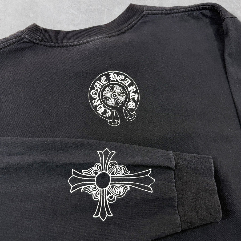 Vintage Chrome Hearts Dagger Cross L/S Tee L