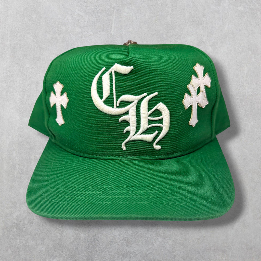 Chrome Hearts Cross Patch White/Green Hat