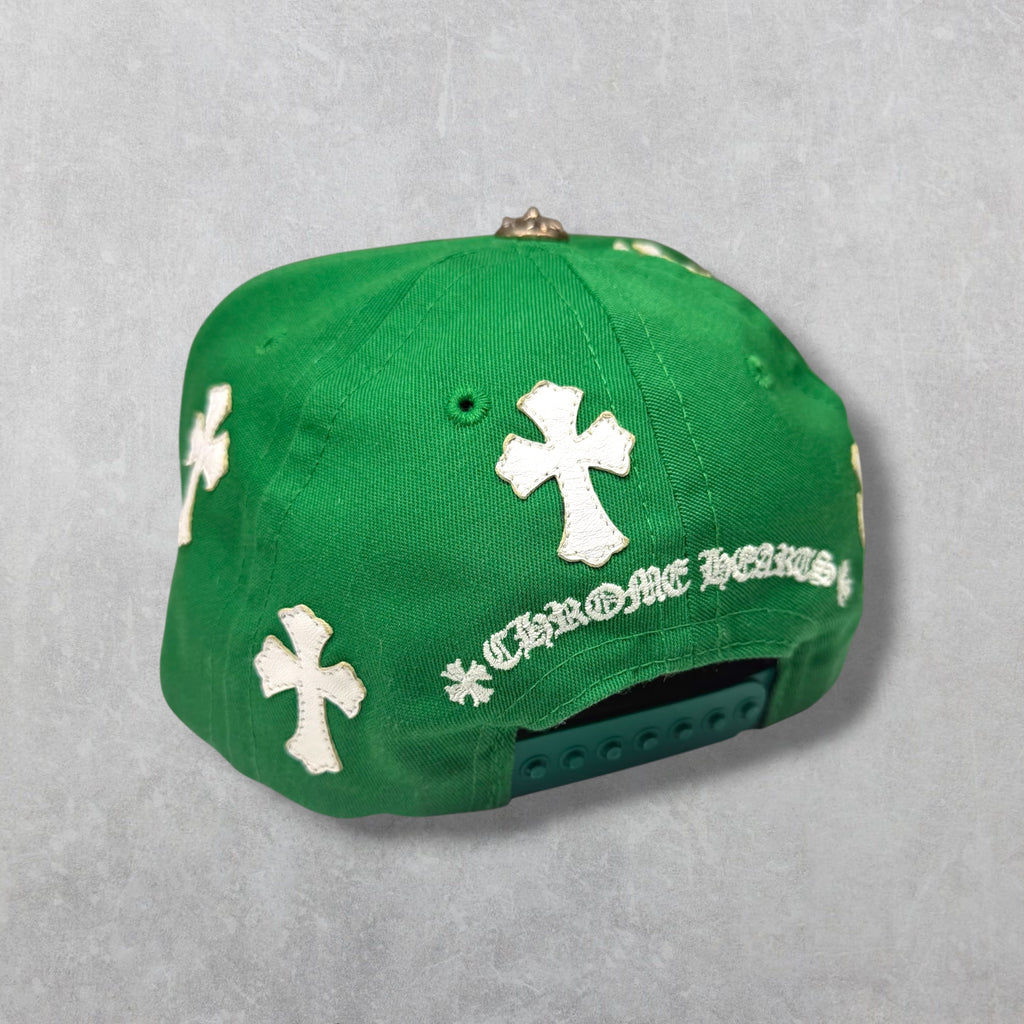 Chrome Hearts Cross Patch White/Green Hat