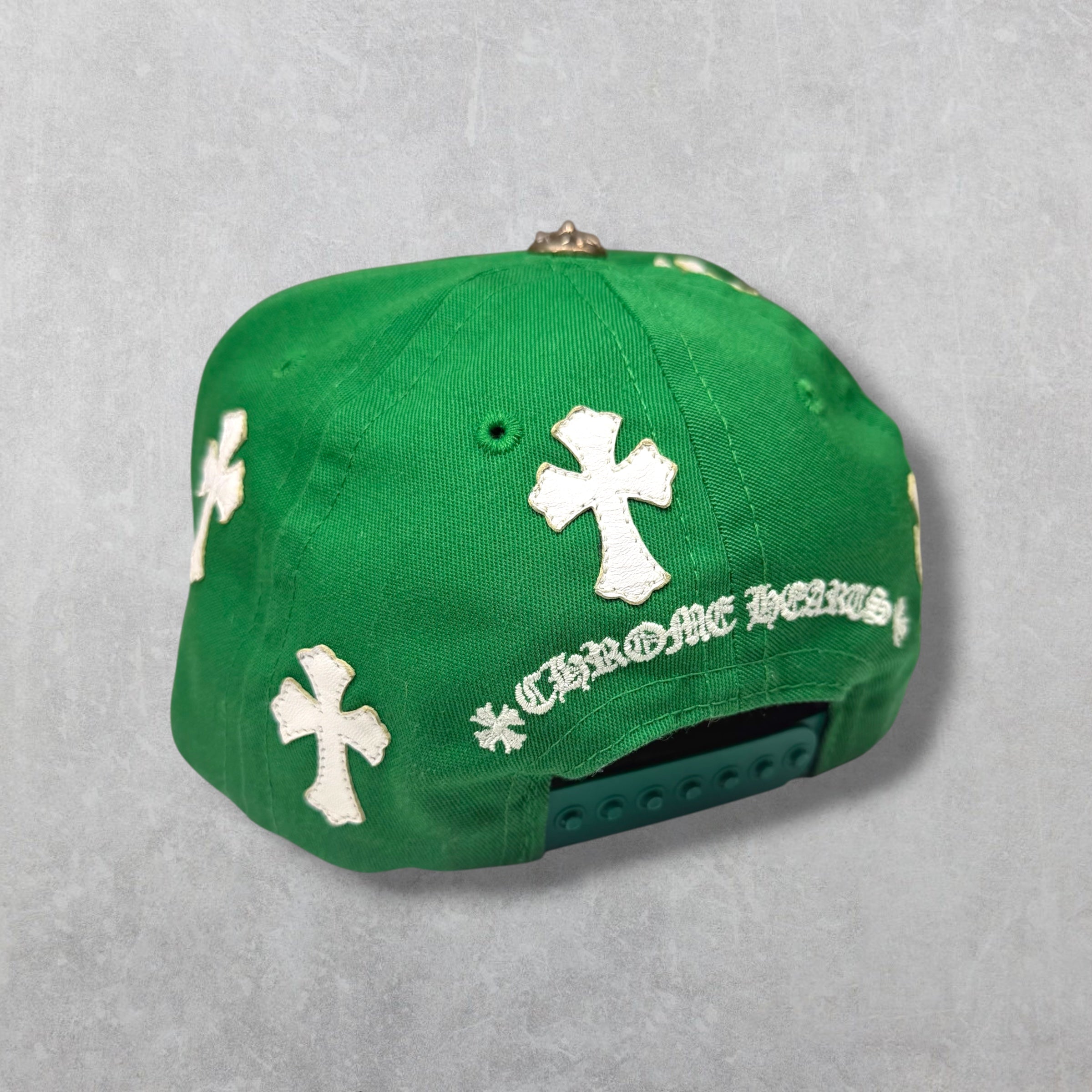Chrome Hearts Cross Patch White/Green Hat