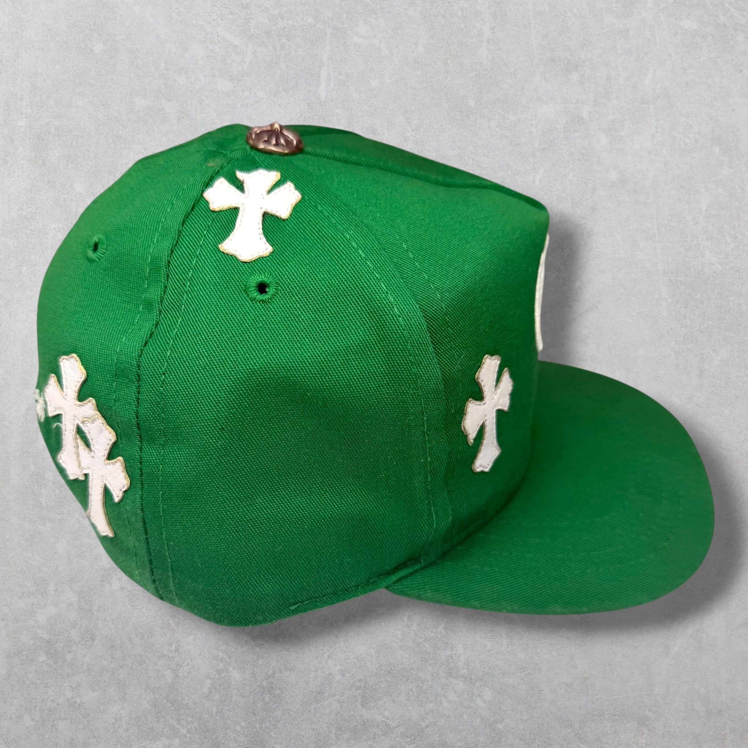 Chrome Hearts Cross Patch White/Green Hat