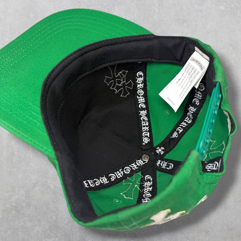 Chrome Hearts Cross Patch White/Green Hat