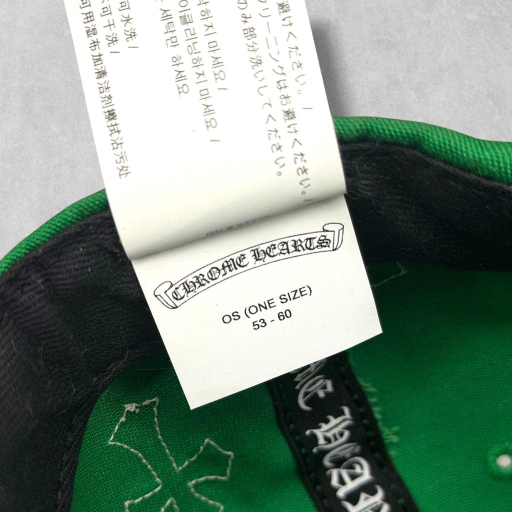 Chrome Hearts Cross Patch White/Green Hat