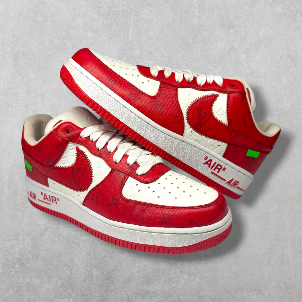 Louis Vuitton Nike Air Force 1 Low White/Red 8