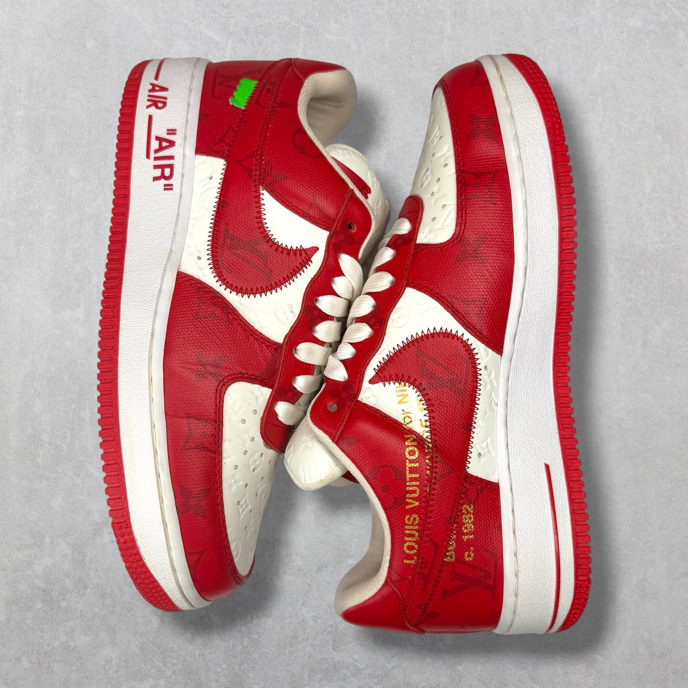 Louis Vuitton Nike Air Force 1 Low White/Red 8