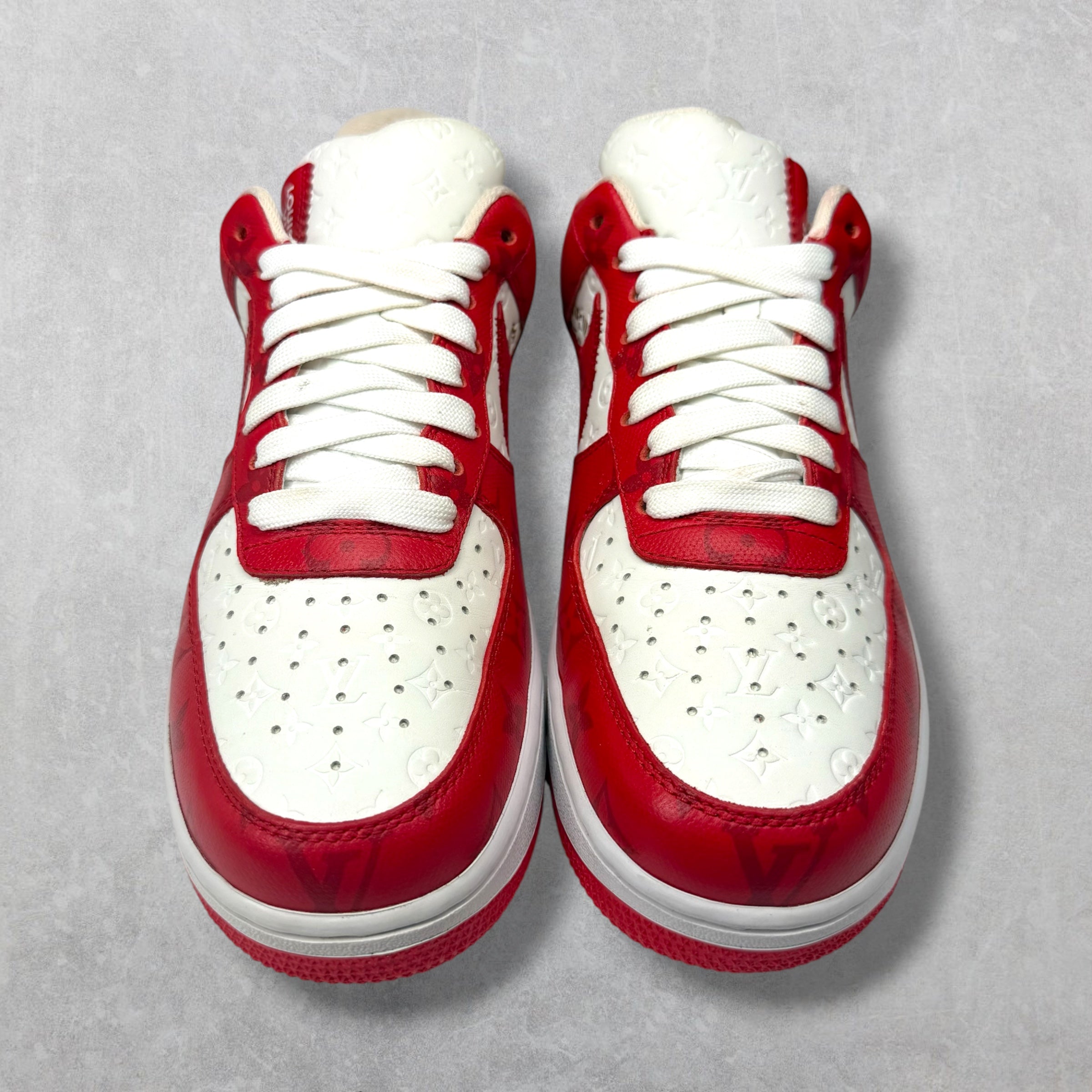 Louis Vuitton Nike Air Force 1 Low White/Red 8