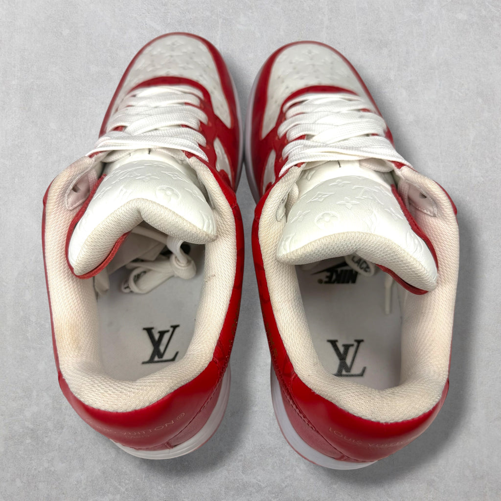 Louis Vuitton Nike Air Force 1 Low White/Red 8