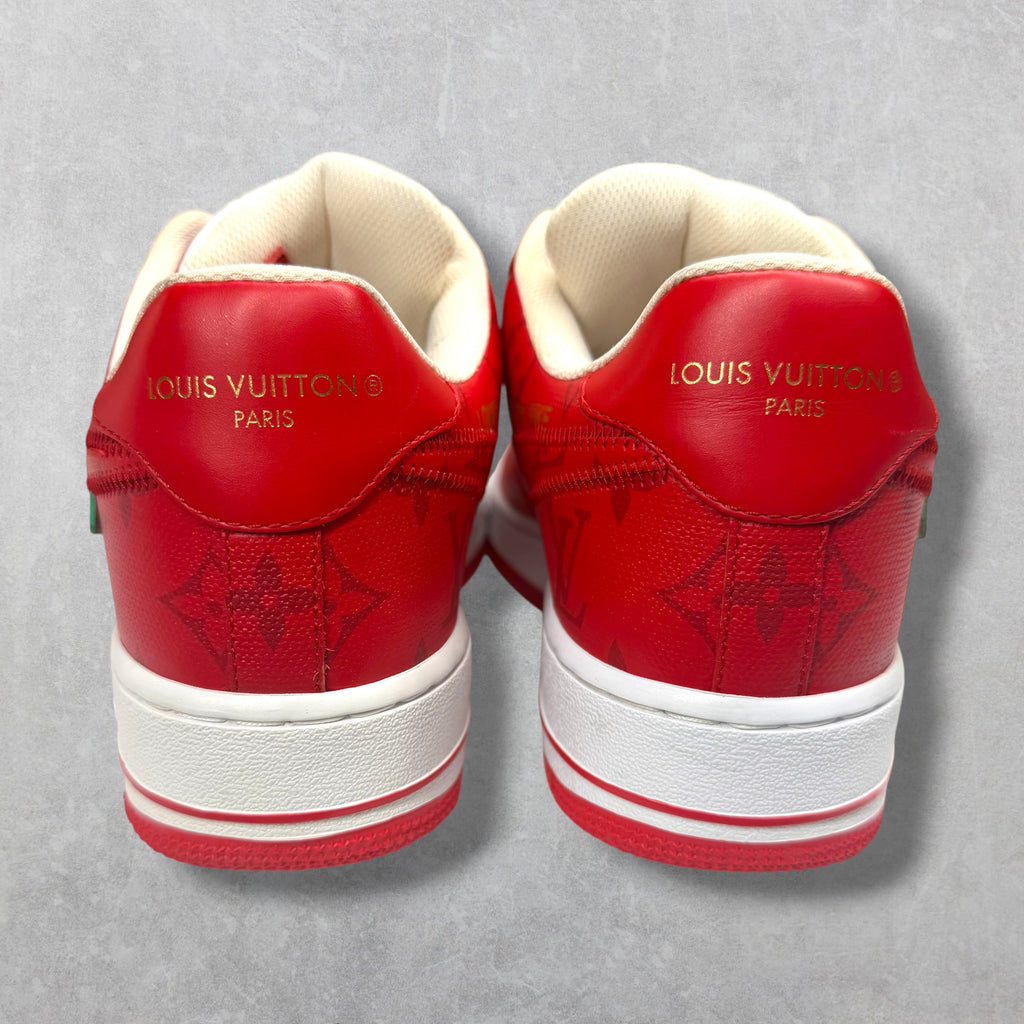 Louis Vuitton Nike Air Force 1 Low White/Red 8