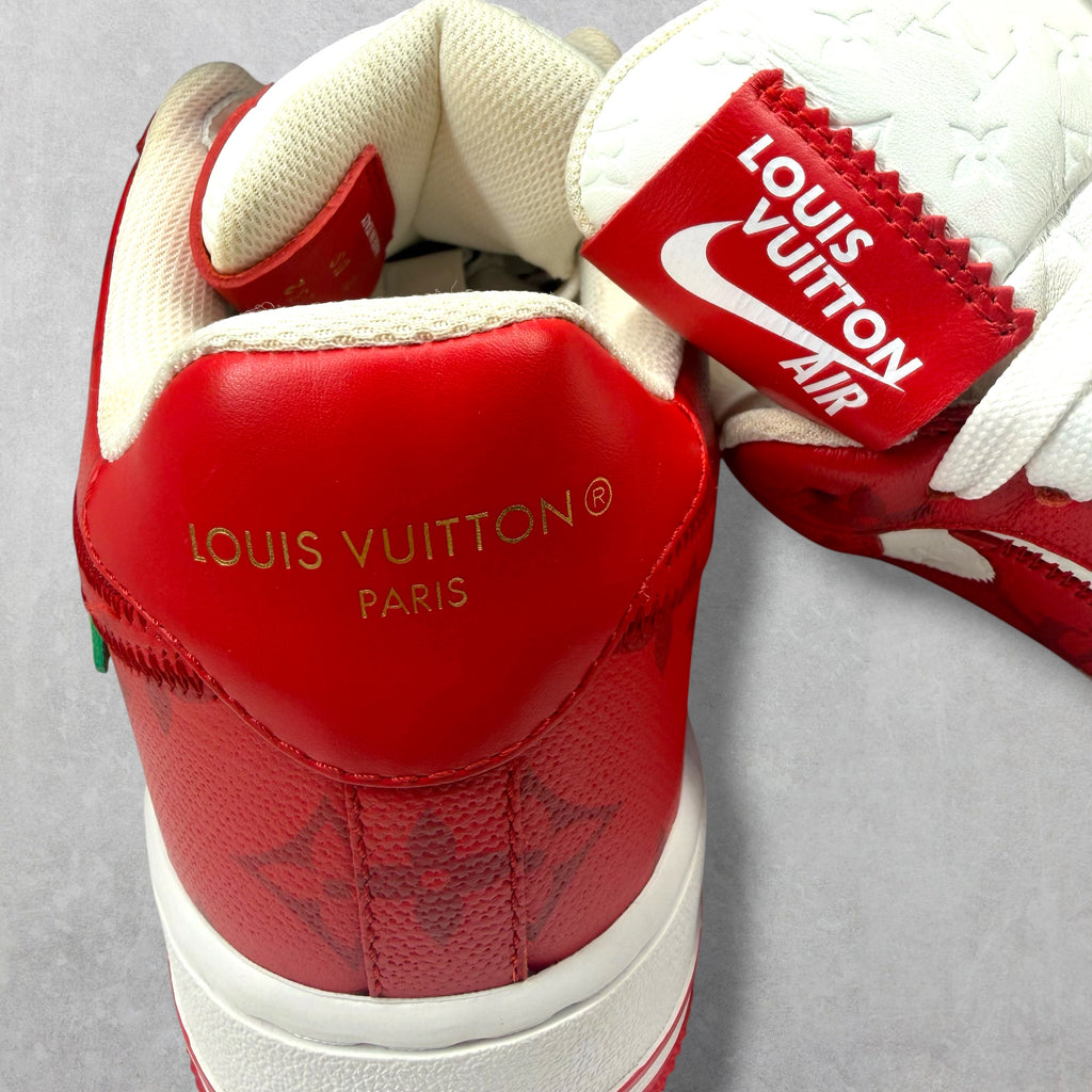 Louis Vuitton Nike Air Force 1 Low White/Red 8