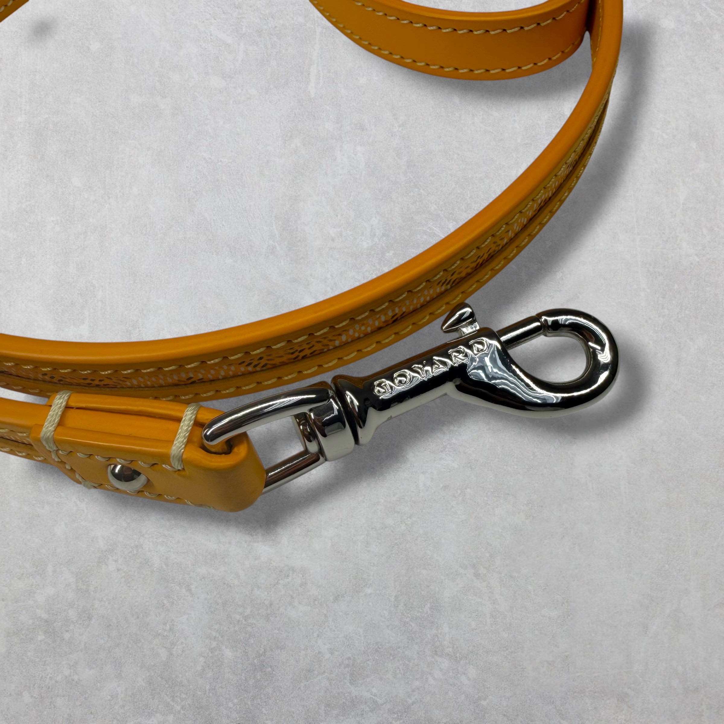 Goyard Goyardine Edmond Yellow Dog Leash
