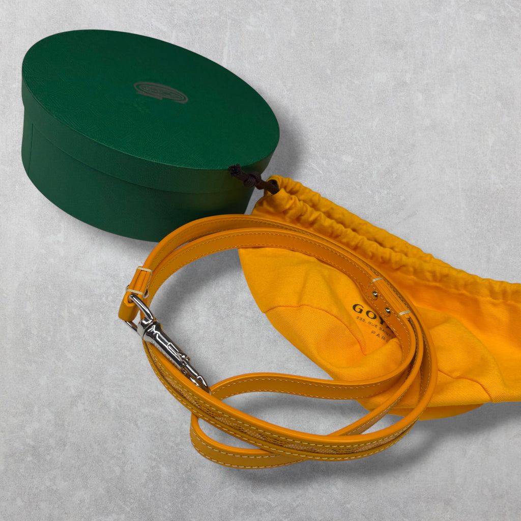 Goyard Goyardine Edmond Yellow Dog Leash