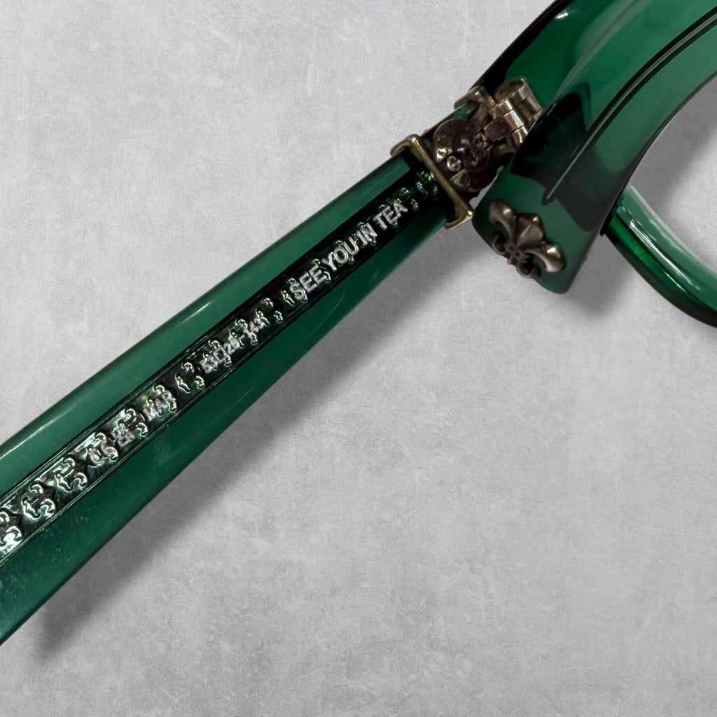 Chrome Hearts See You In Tea Marine Green Glasses