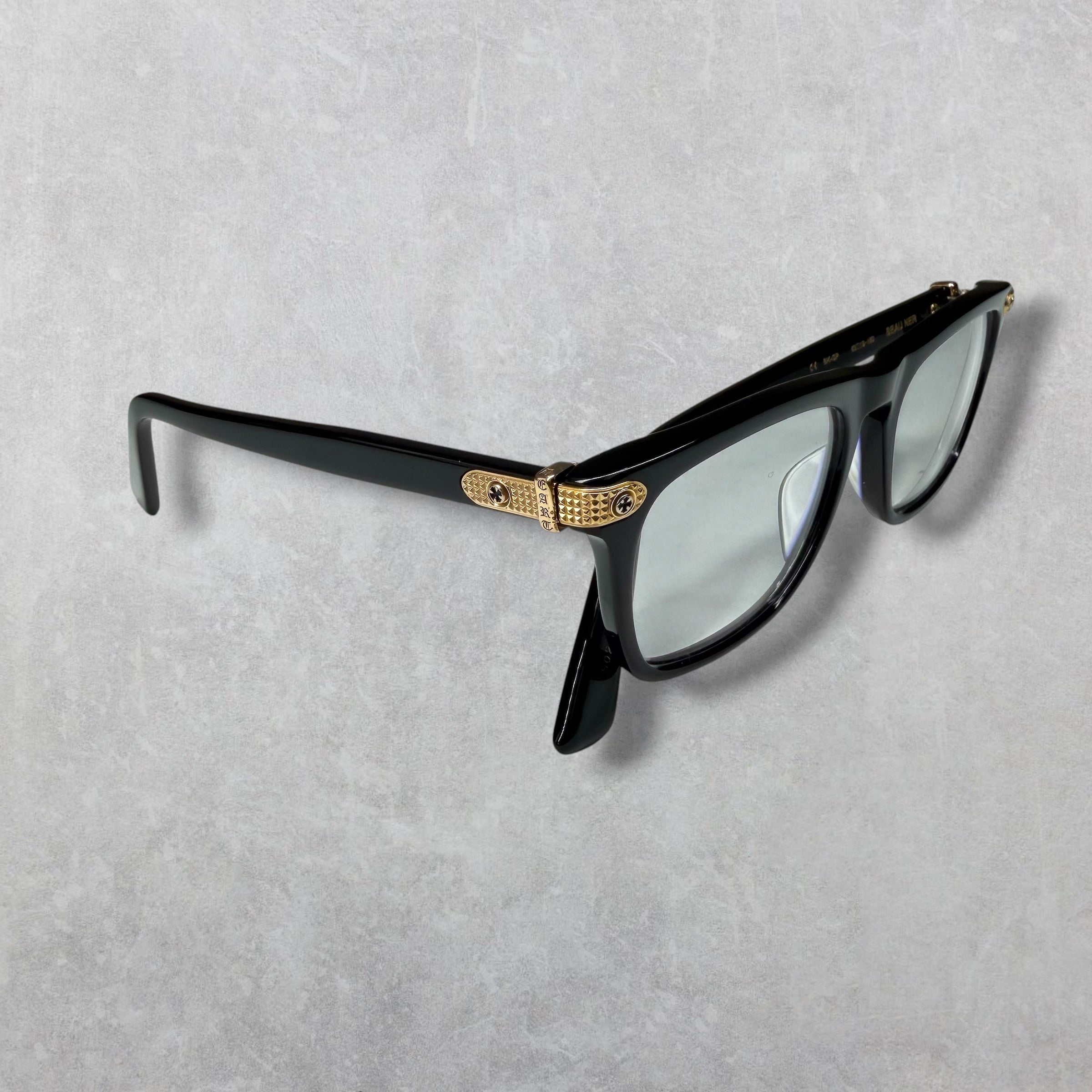 Chrome Hearts Beau Ner Gold Glasses