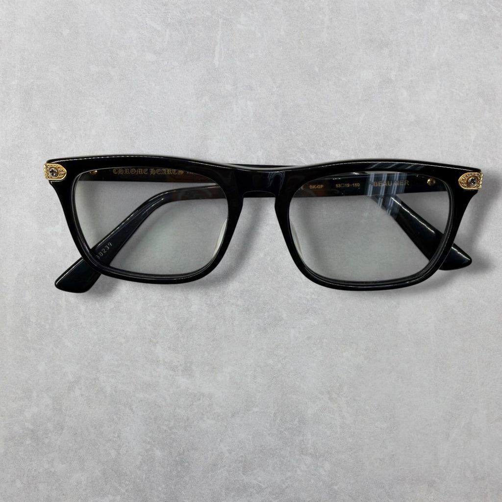Chrome Hearts Beau Ner Gold Glasses