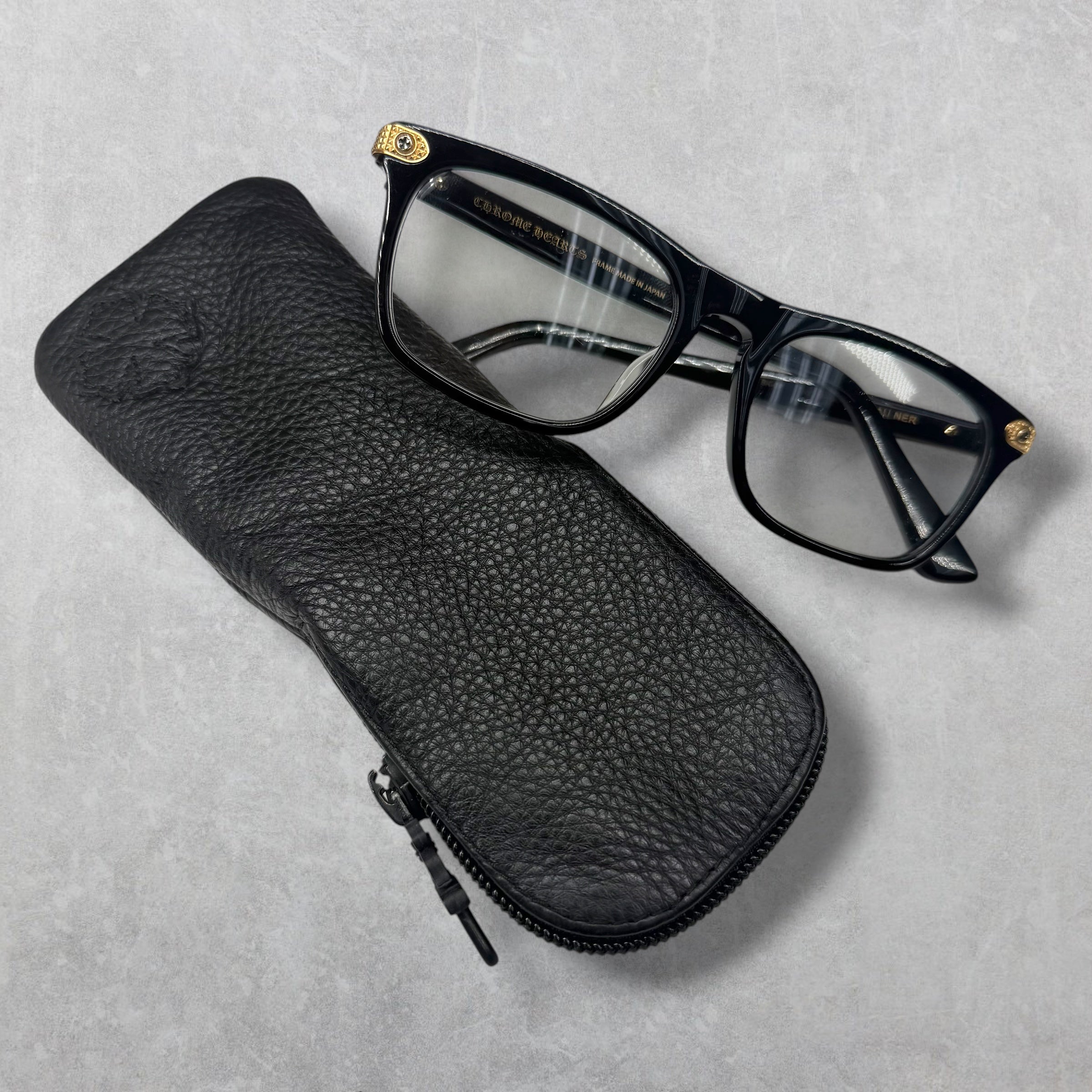Chrome Hearts Beau Ner Gold Glasses