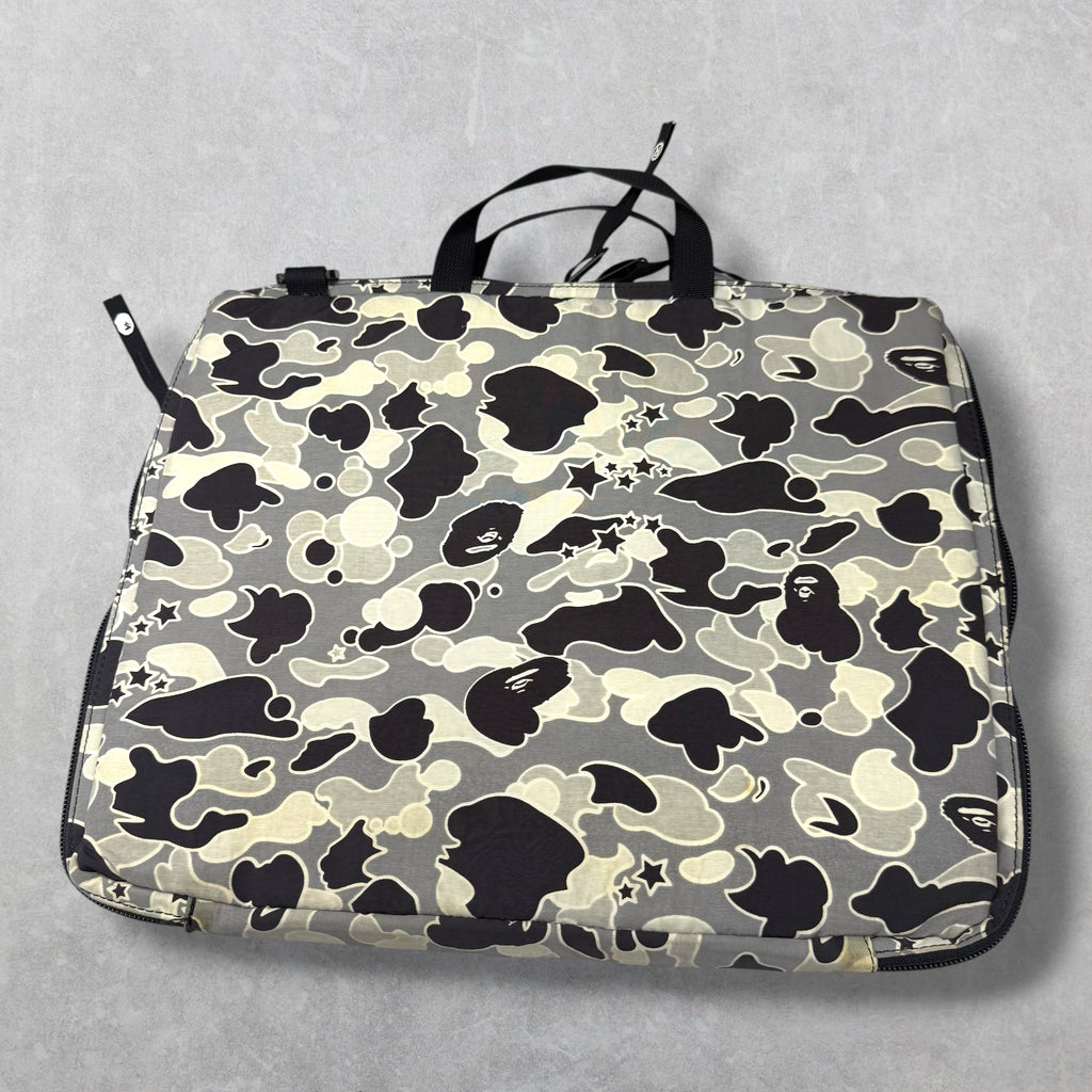 Bape Grey Sta Camo Top Handle Laptop Case