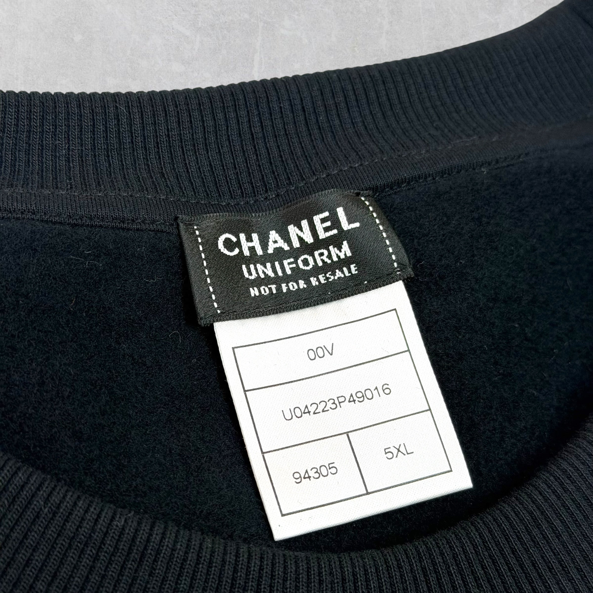 Chanel Uniform Double CC Crewneck 5XL (XXL)