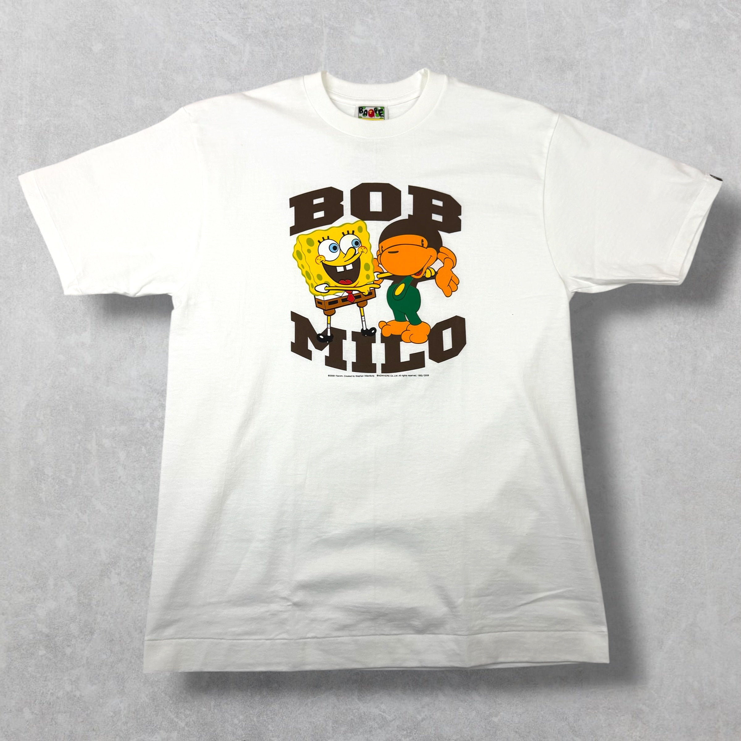 Bape Spongebob Milo Bob Tee M