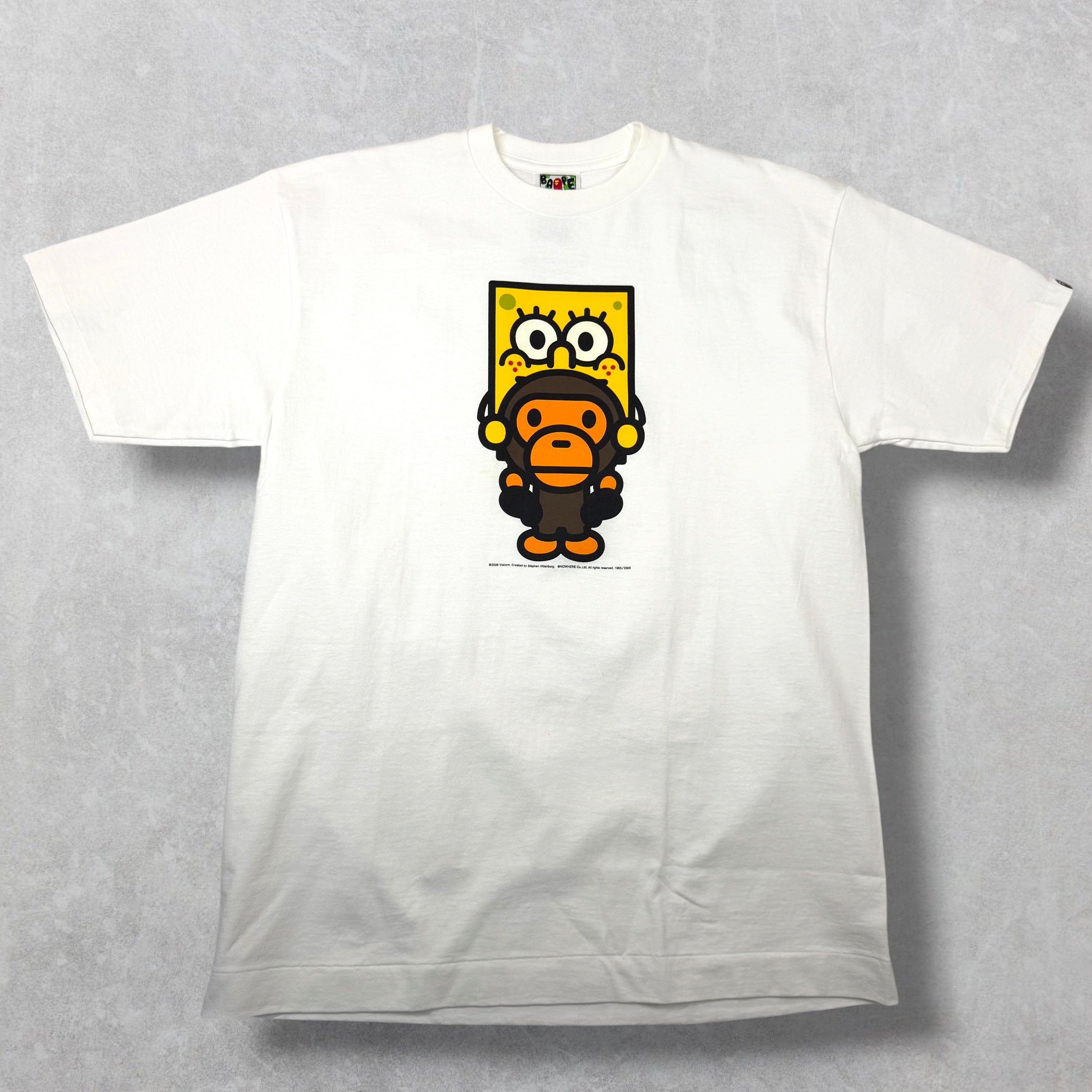 Bape Spongebob Milo Bob Tee L
