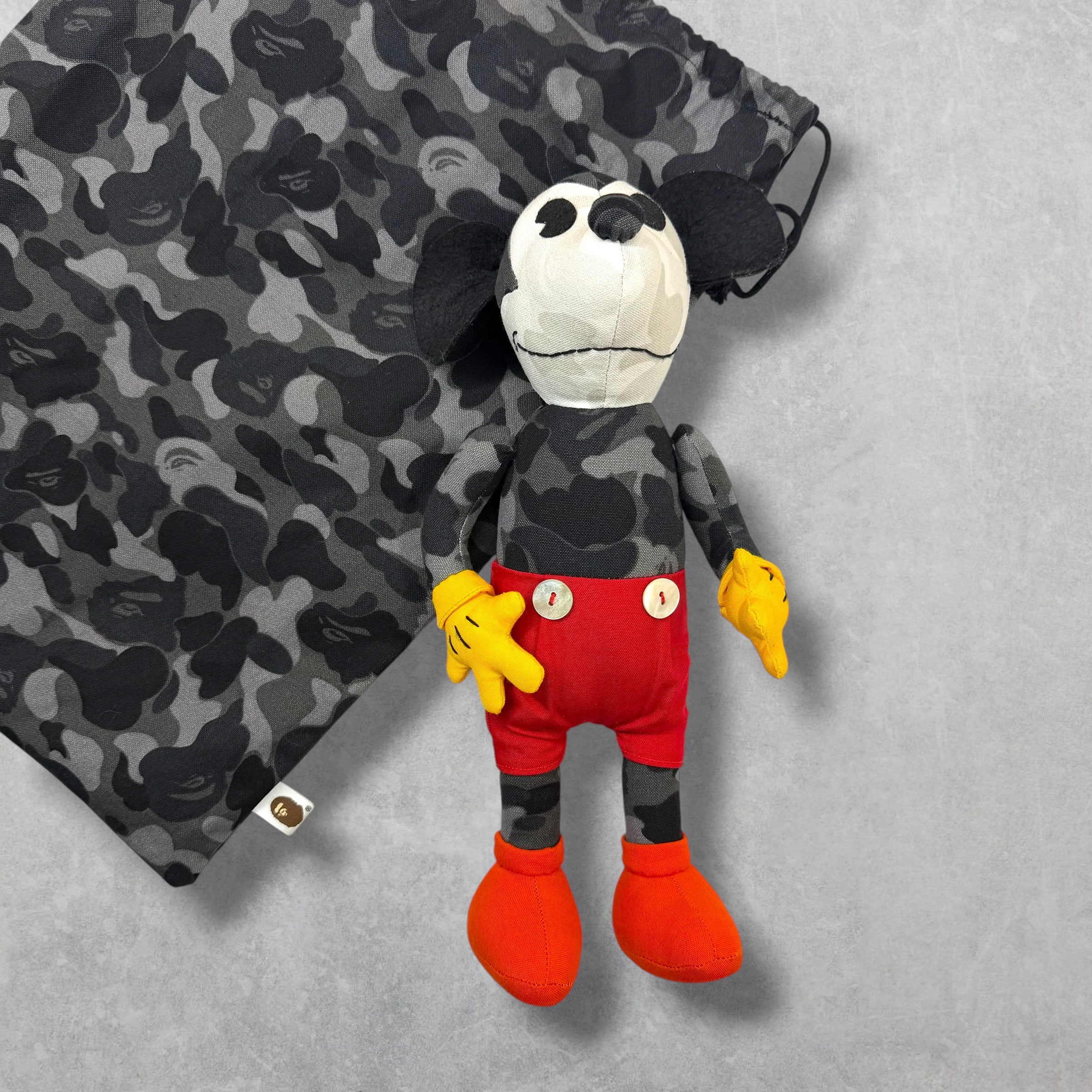 Bape Mickey Mouse Plush Doll