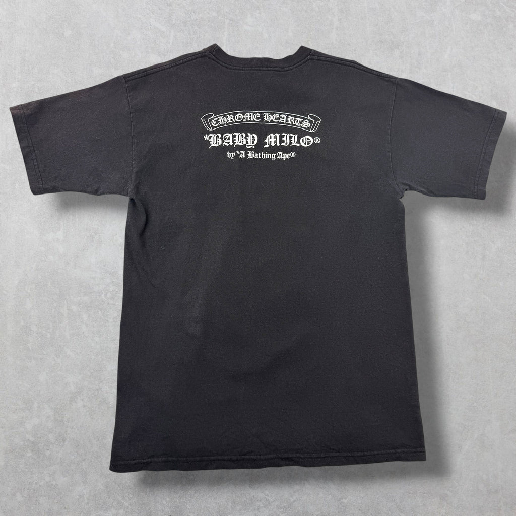 Chrome Hearts Bape Baby Milo Scroll Tee L