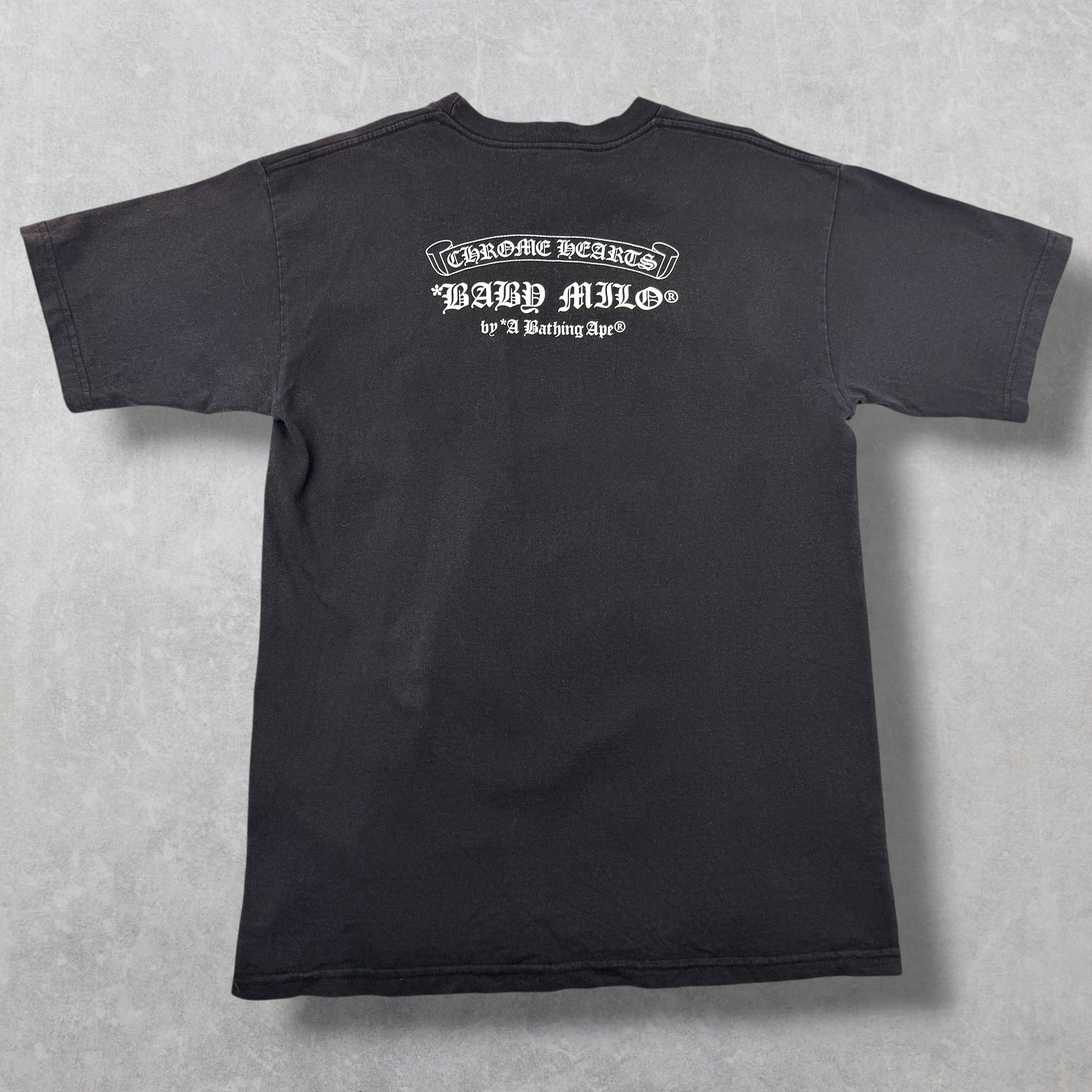 Chrome Hearts Bape Baby Milo Scroll Tee L