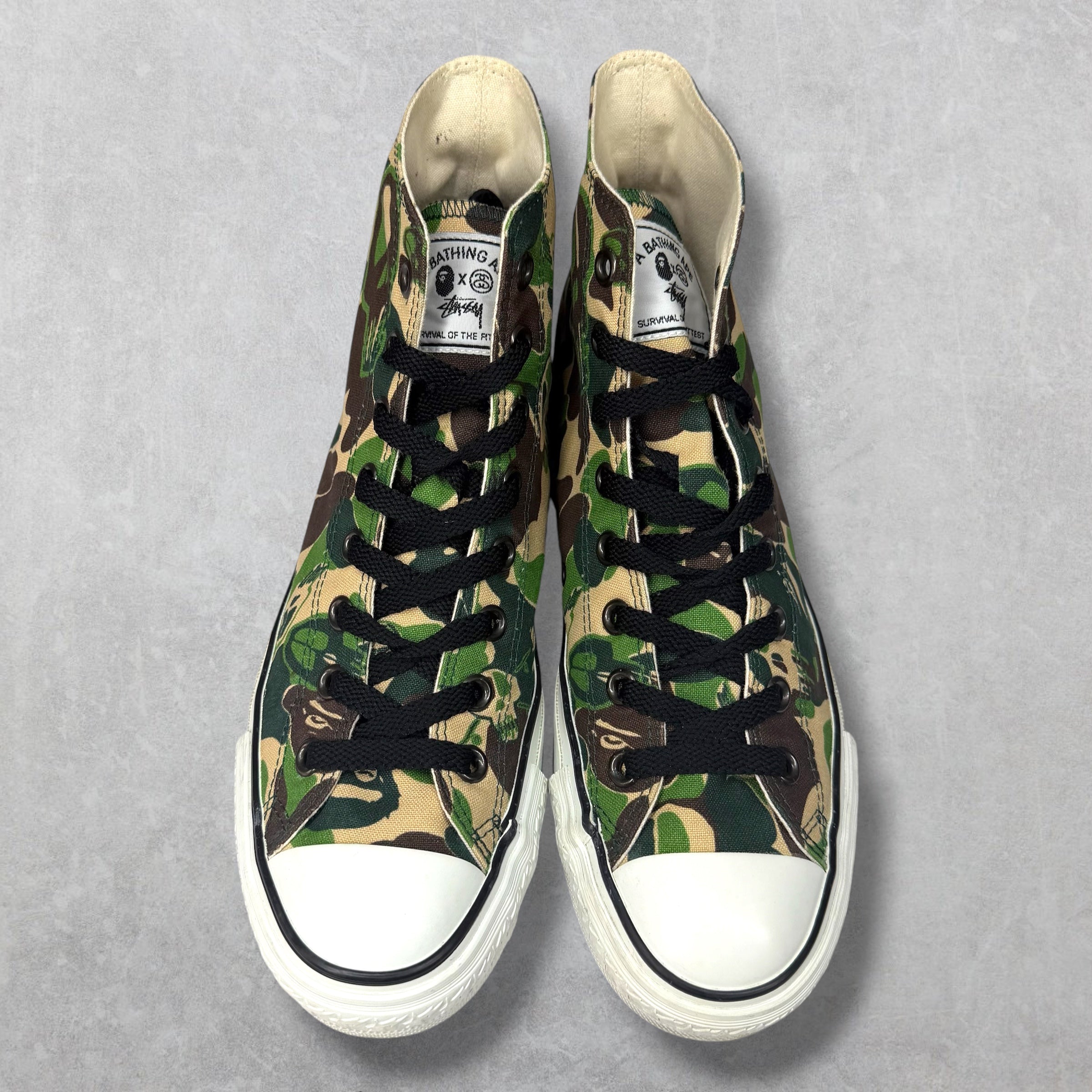 Bape x Stussy Ape Sta Sneaker 8.5