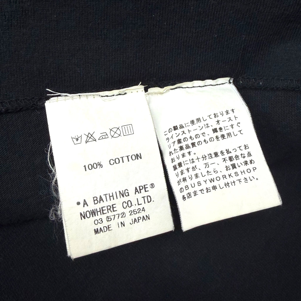 Bape Swarovski Crystal Ape Logo Tee XL