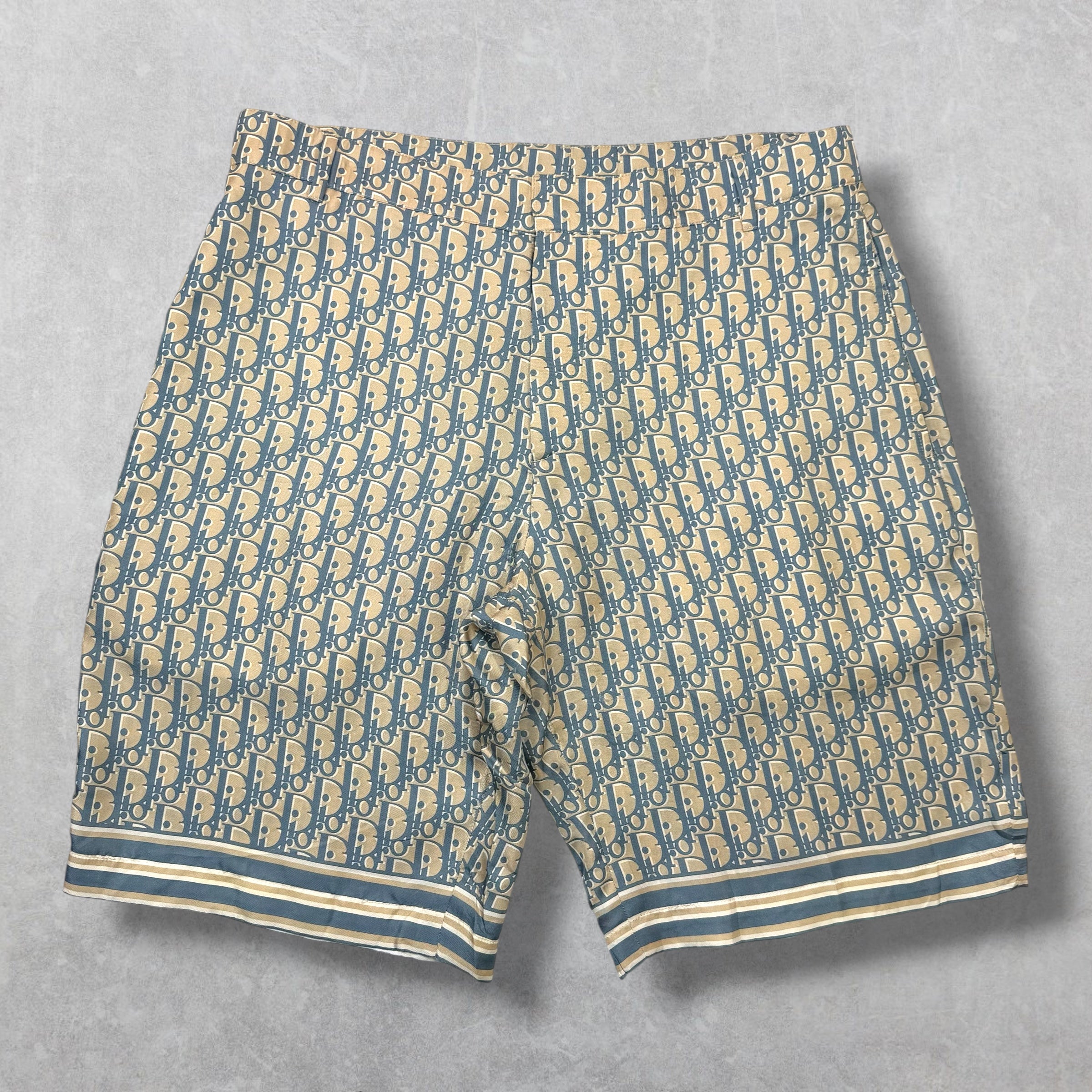 Dior Oblique Silk Bermuda Shorts 40 (32)