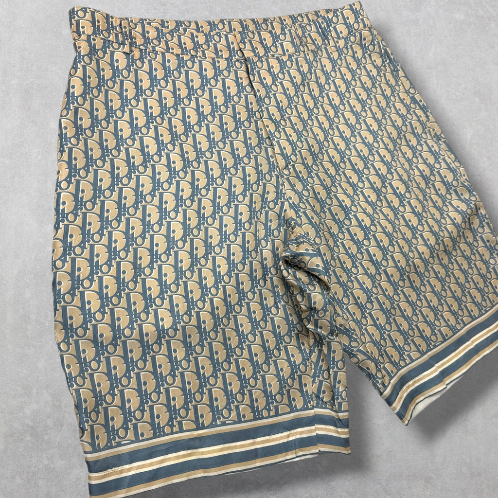 Dior Oblique Silk Bermuda Shorts 40 (32)