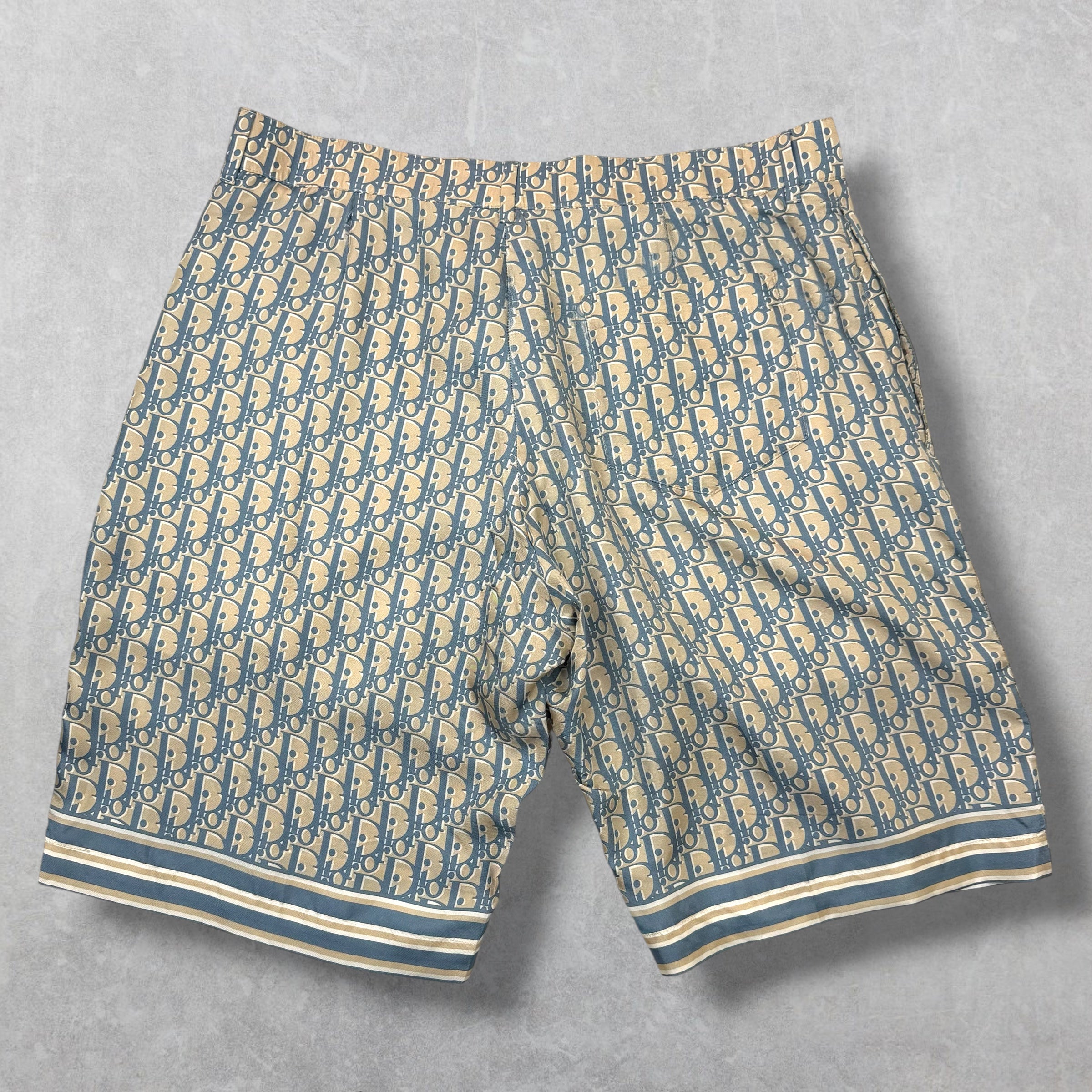 Dior Oblique Silk Bermuda Shorts 40 (32)