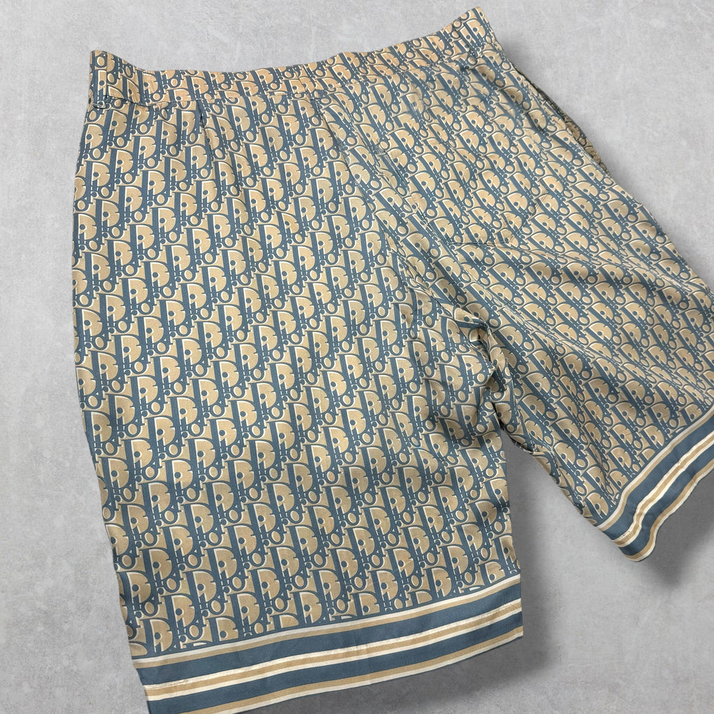 Dior Oblique Silk Bermuda Shorts 40 (32)