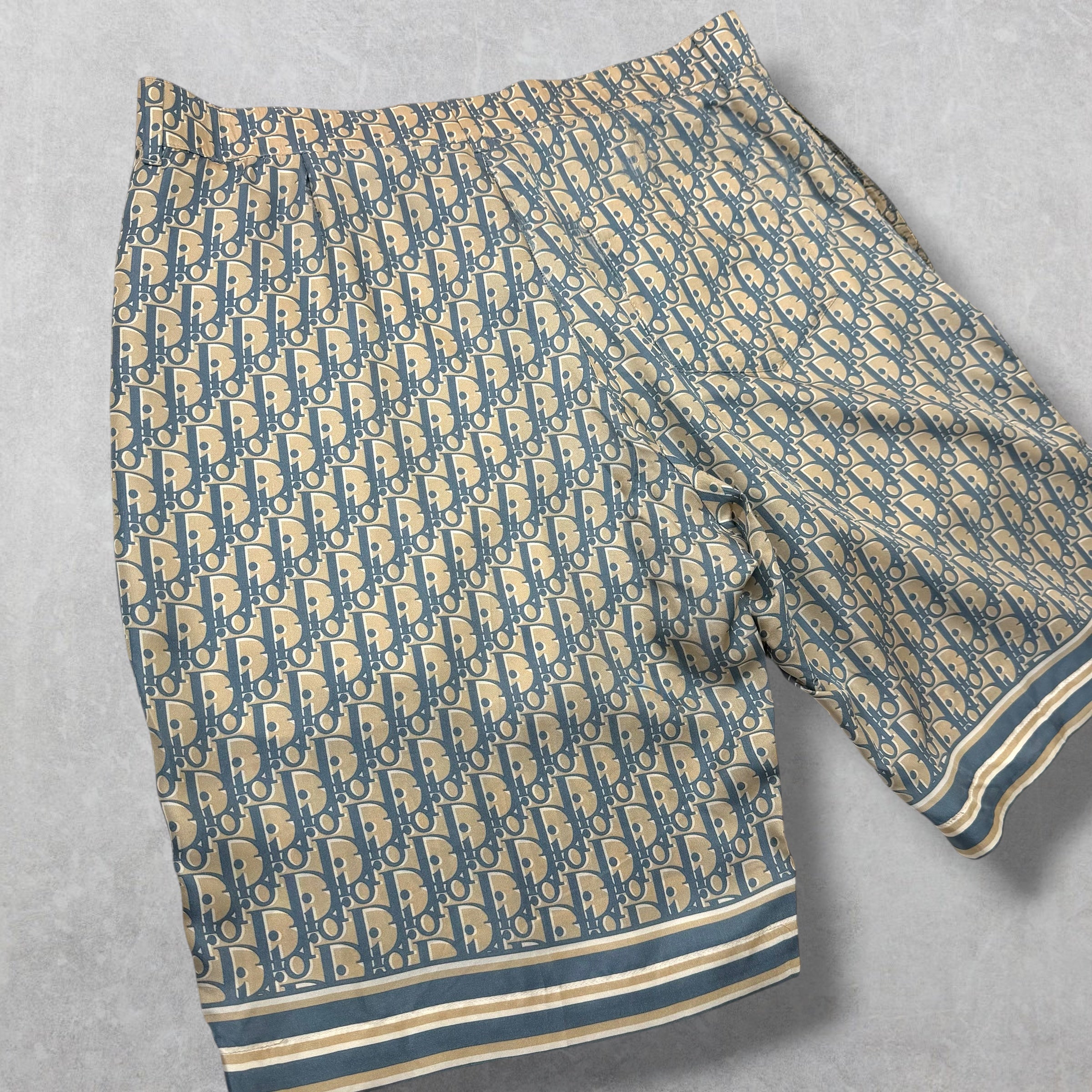 Dior Oblique Silk Bermuda Shorts 40 (32)