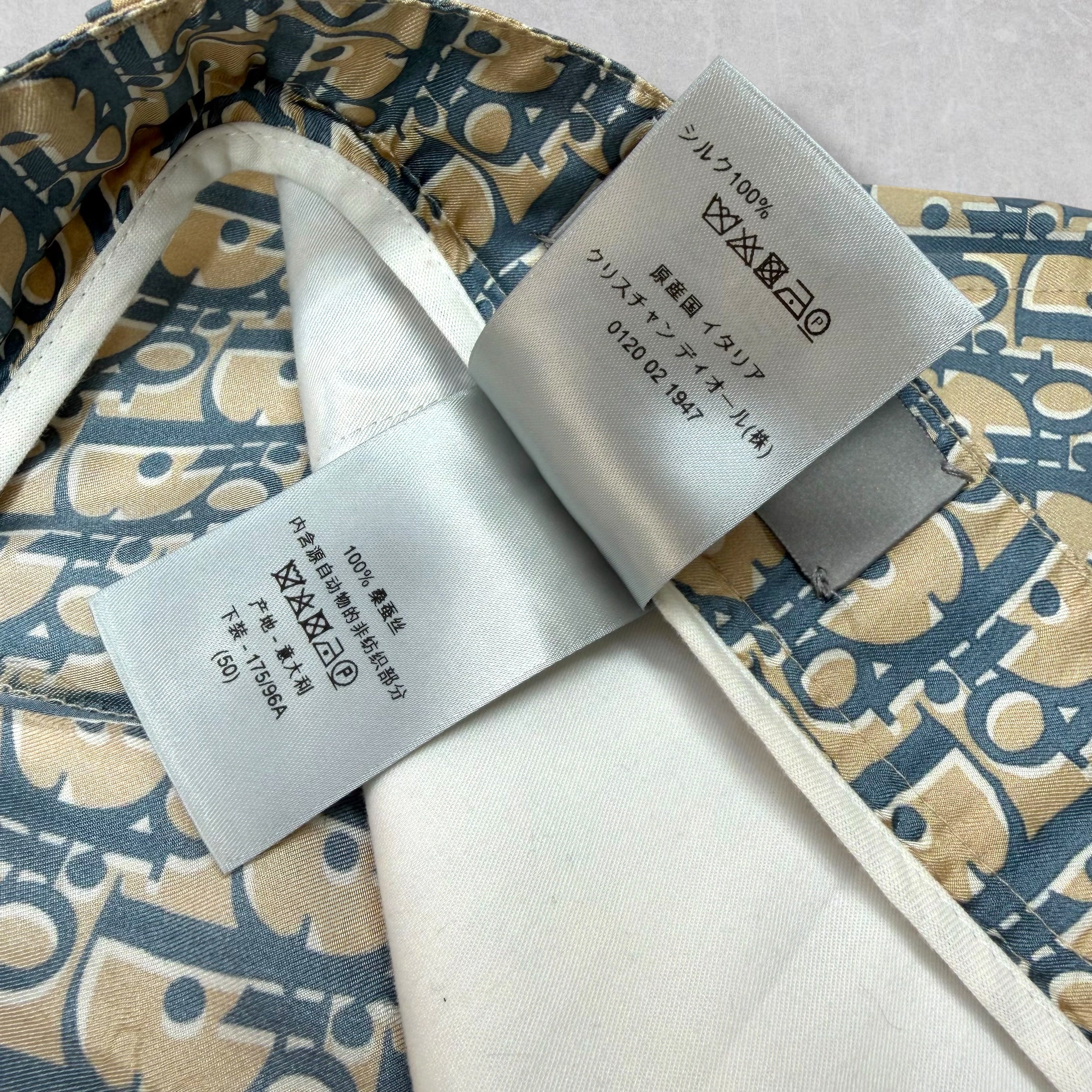 Dior Oblique Silk Bermuda Shorts 40 (32)