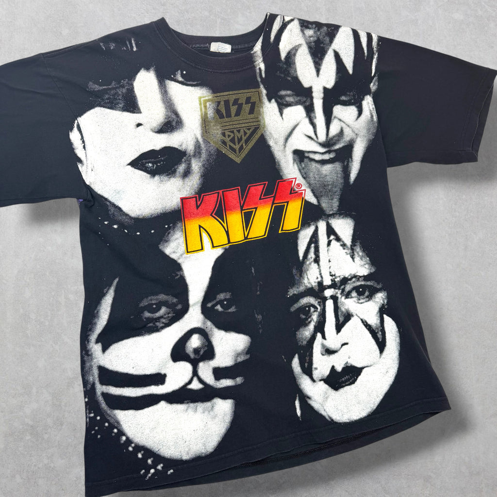 Vintage '97 Kiss Mexico Bootleg Tour Tee XL