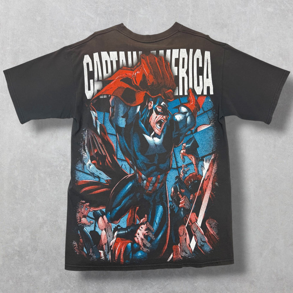 Vintage 90's Captain America Resurreccion Tee XL