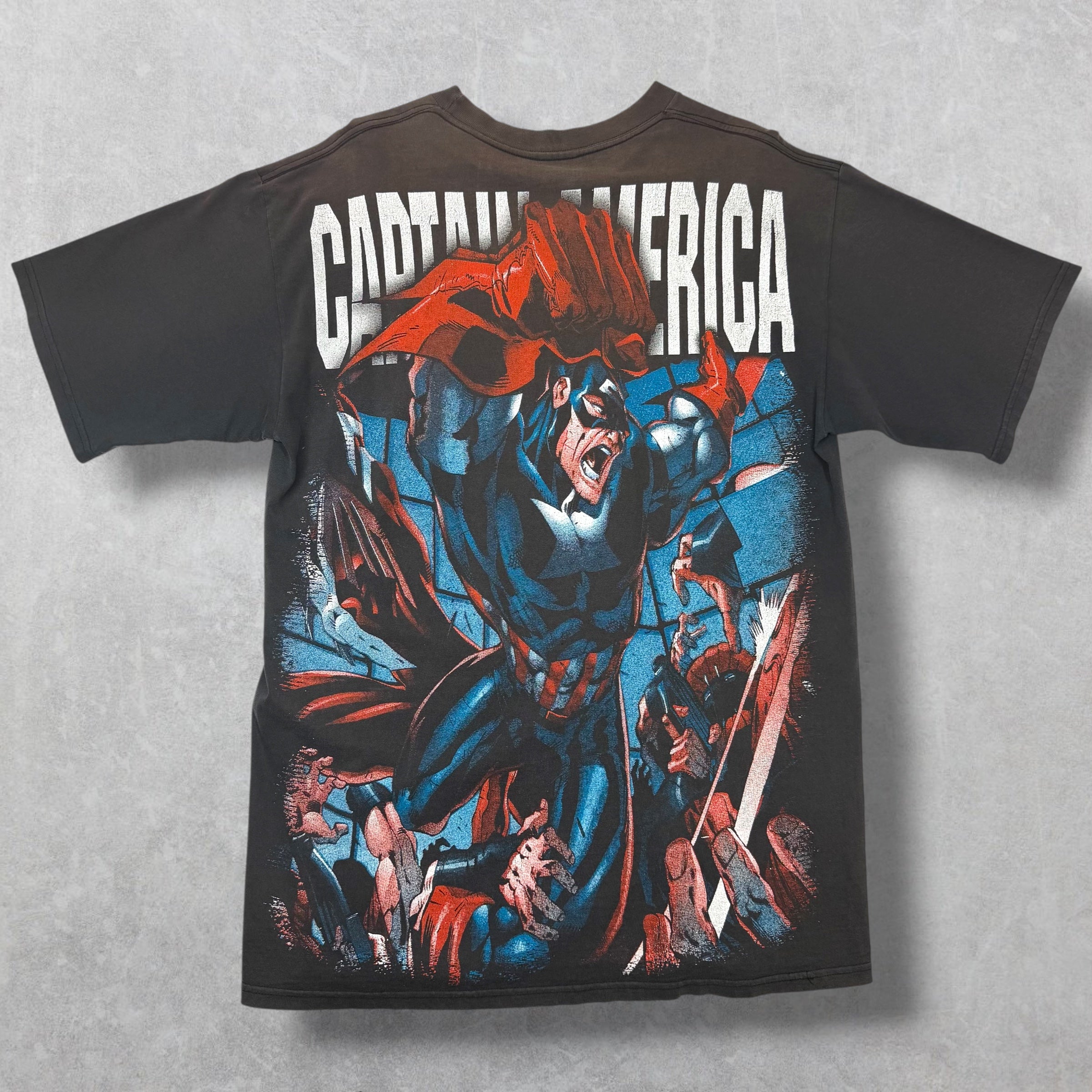 Vintage 90's Captain America Resurreccion Tee XL