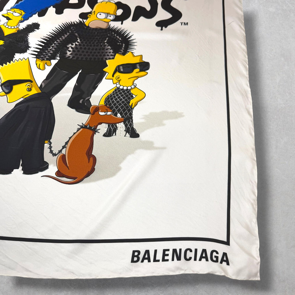 Balenciaga x The Simpsons Silk Scarf