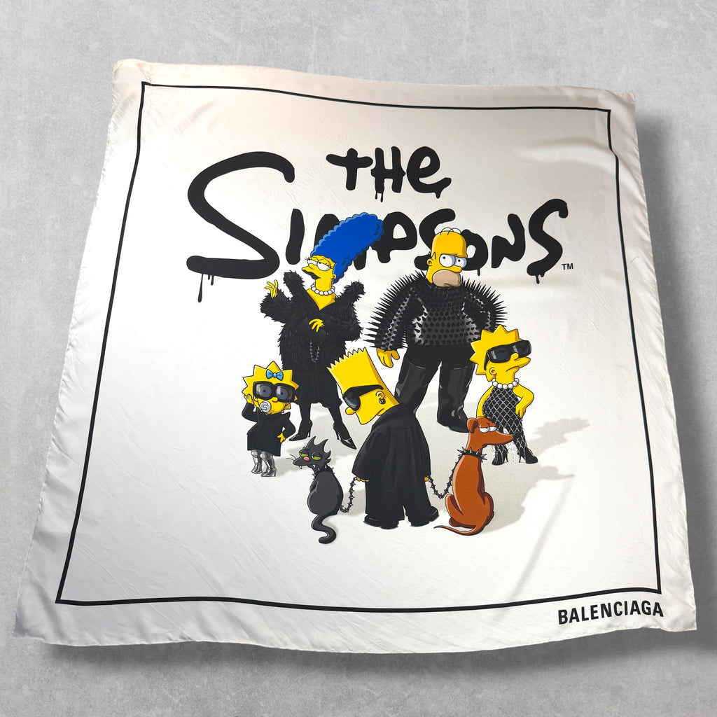 Balenciaga x The Simpsons Silk Scarf