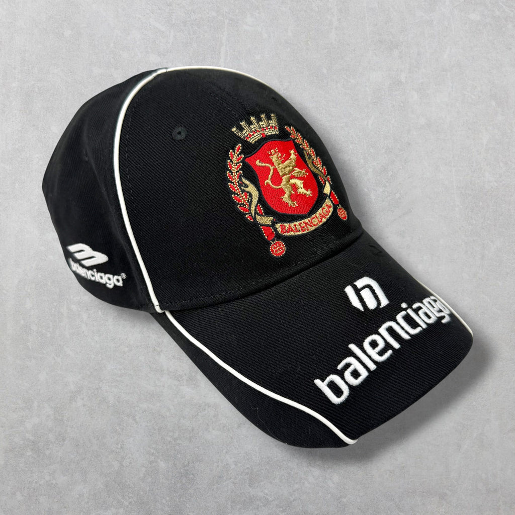 Balenciaga Paris Soccer Cap Black