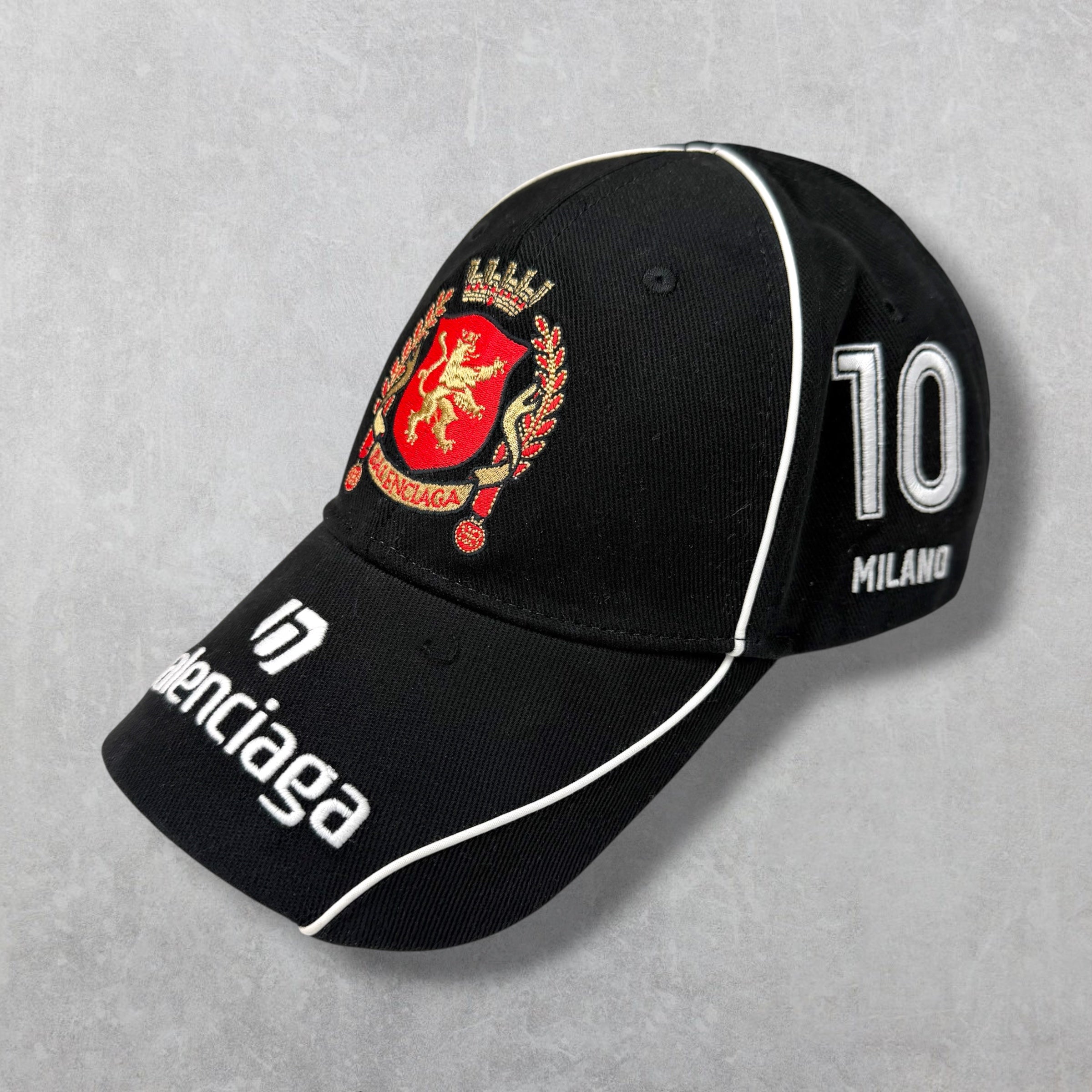 Balenciaga Paris Soccer Cap Black