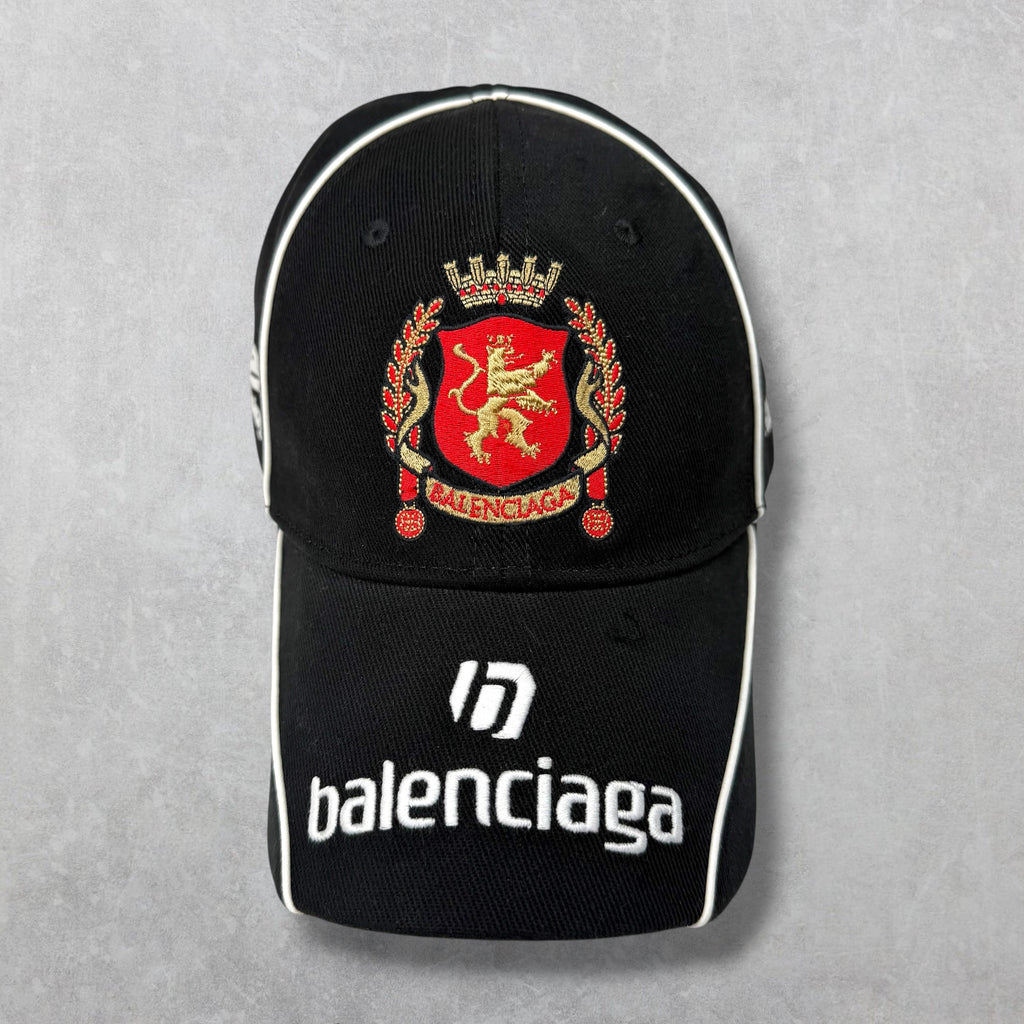 Balenciaga Paris Soccer Cap Black