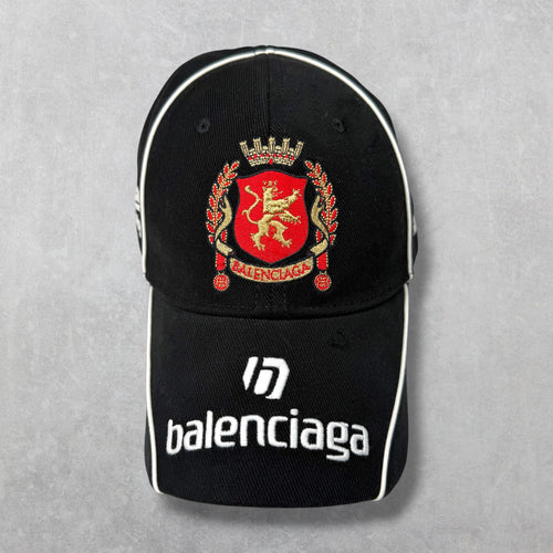 Balenciaga Paris Soccer Cap Black