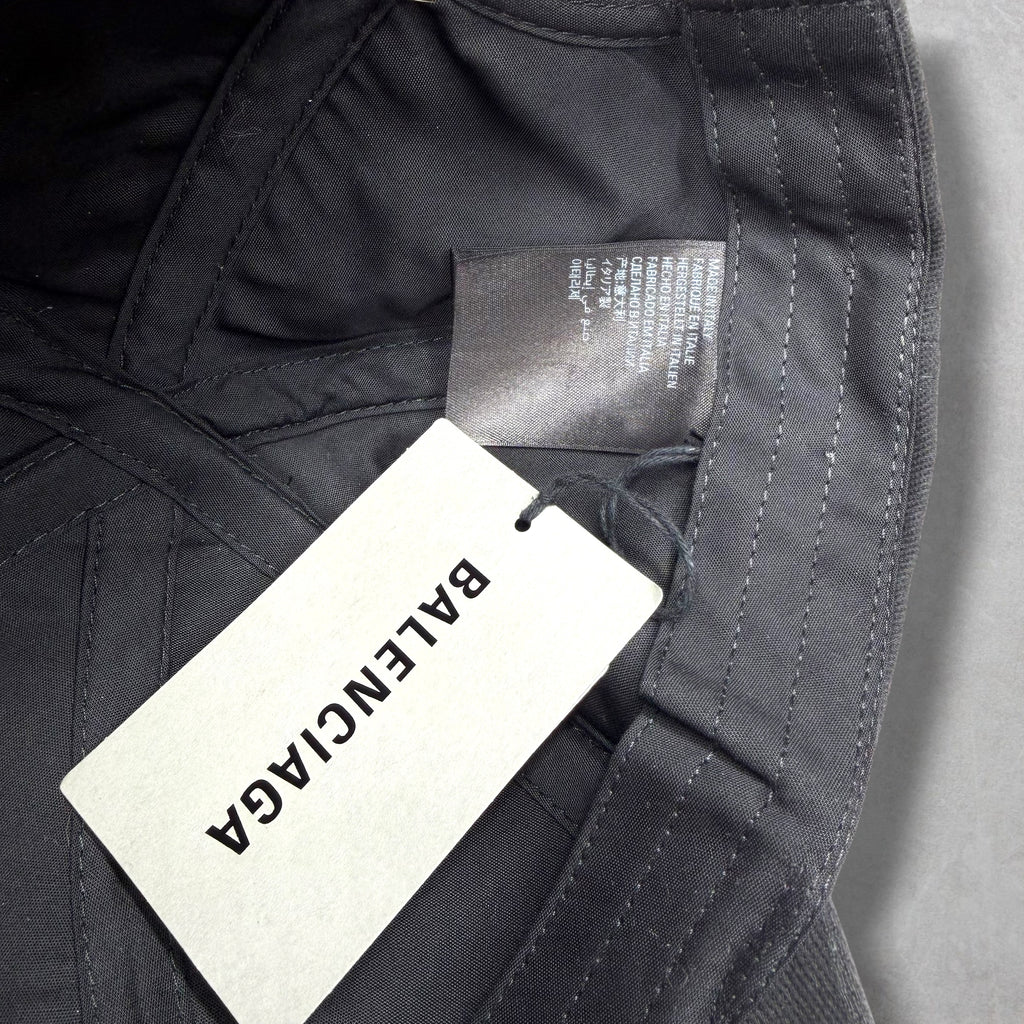 Balenciaga Paris Soccer Cap Black