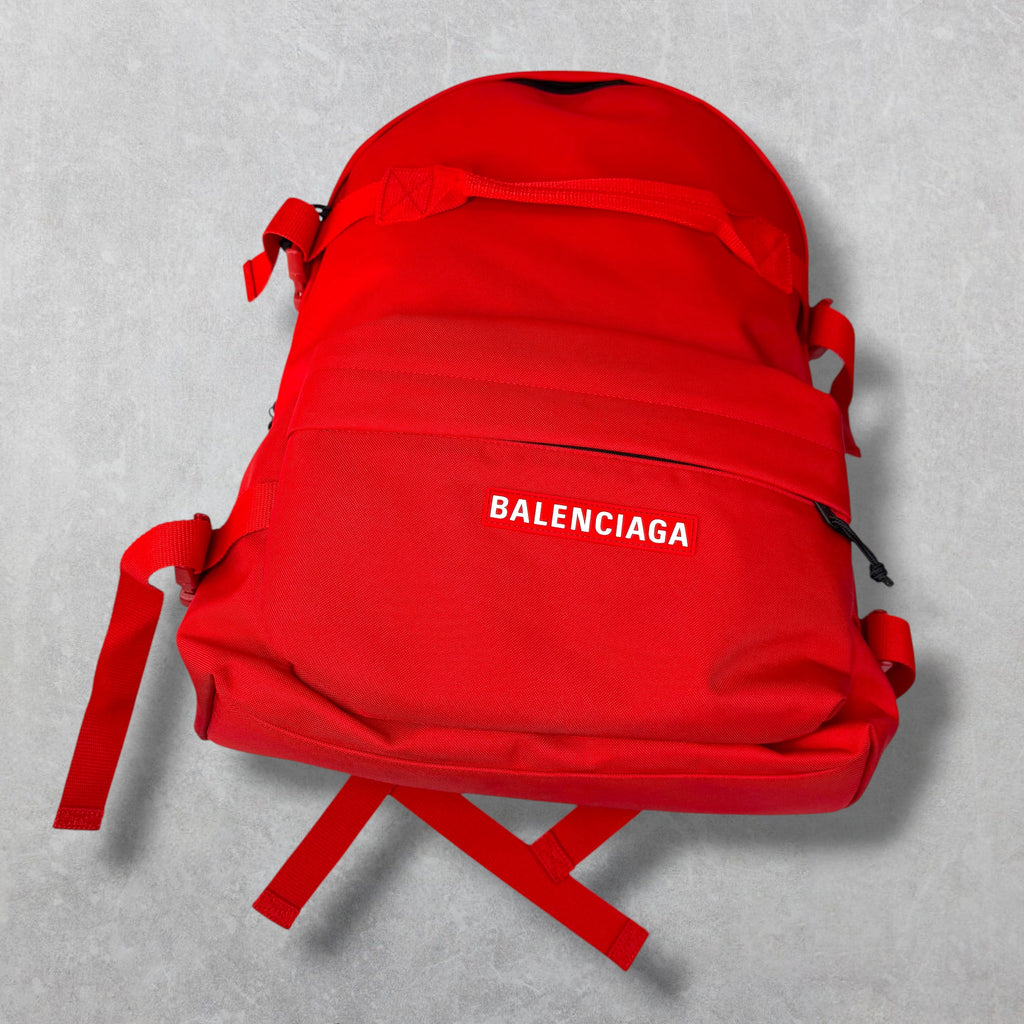 Balenciaga Ski Red Backpack