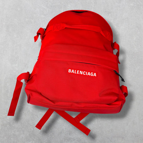 Balenciaga Ski Red Backpack